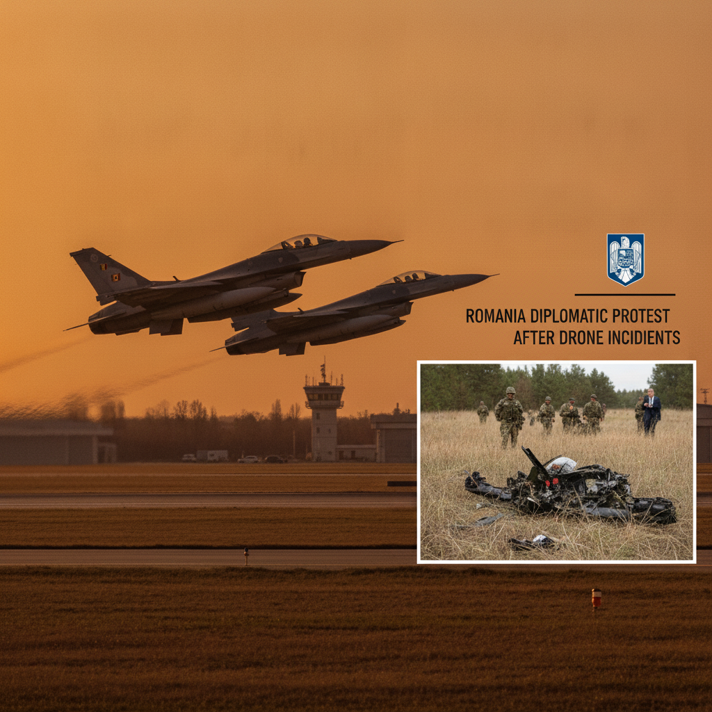 Three Drones Shot Down After Russian UAV Violates Romanian Airspace; Ambassador Summoned