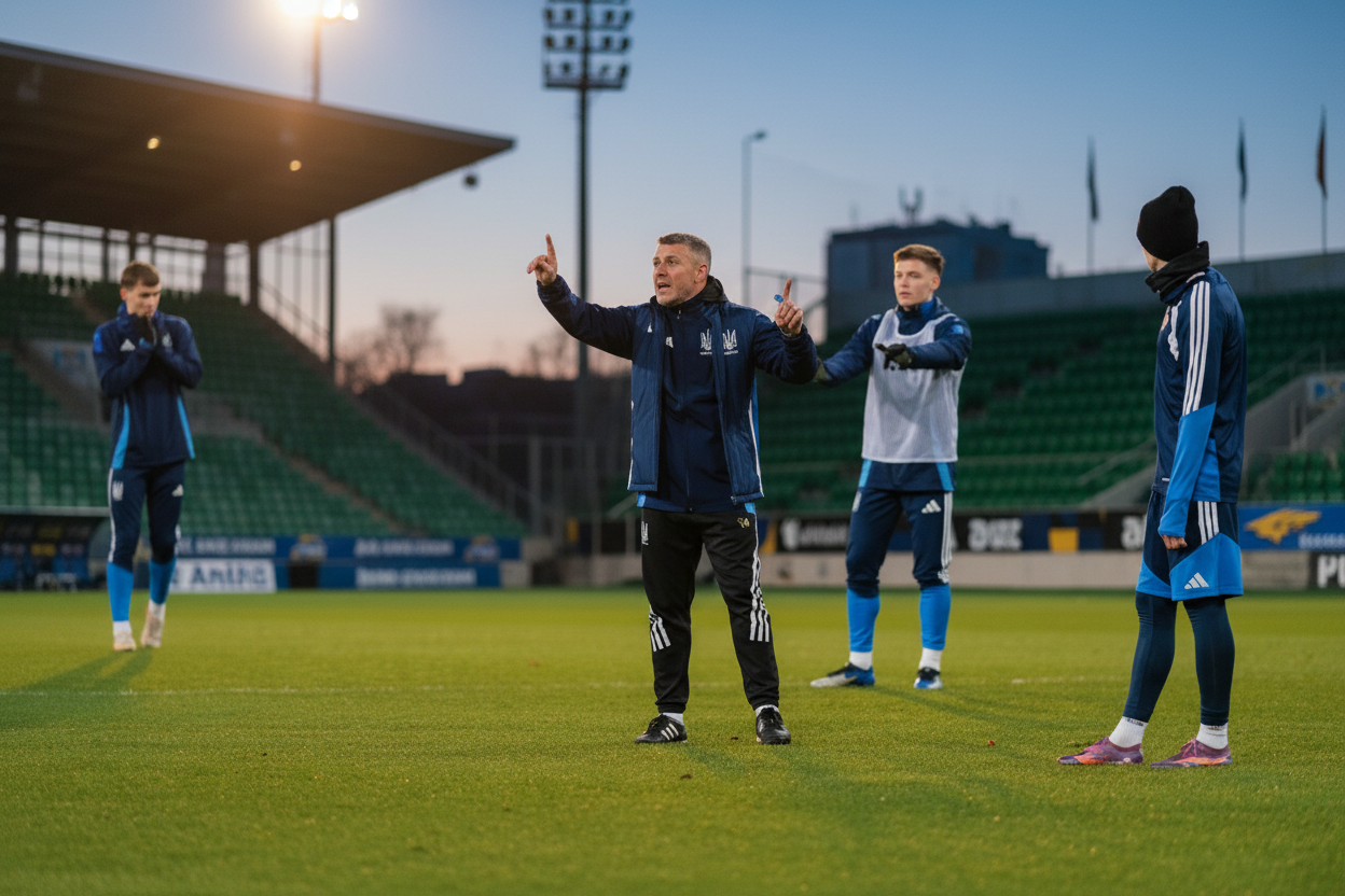 Rebrov hat die Startaufstellung der Ukraine für das Spiel gegen Island bekannt gegeben: wer spielen wird