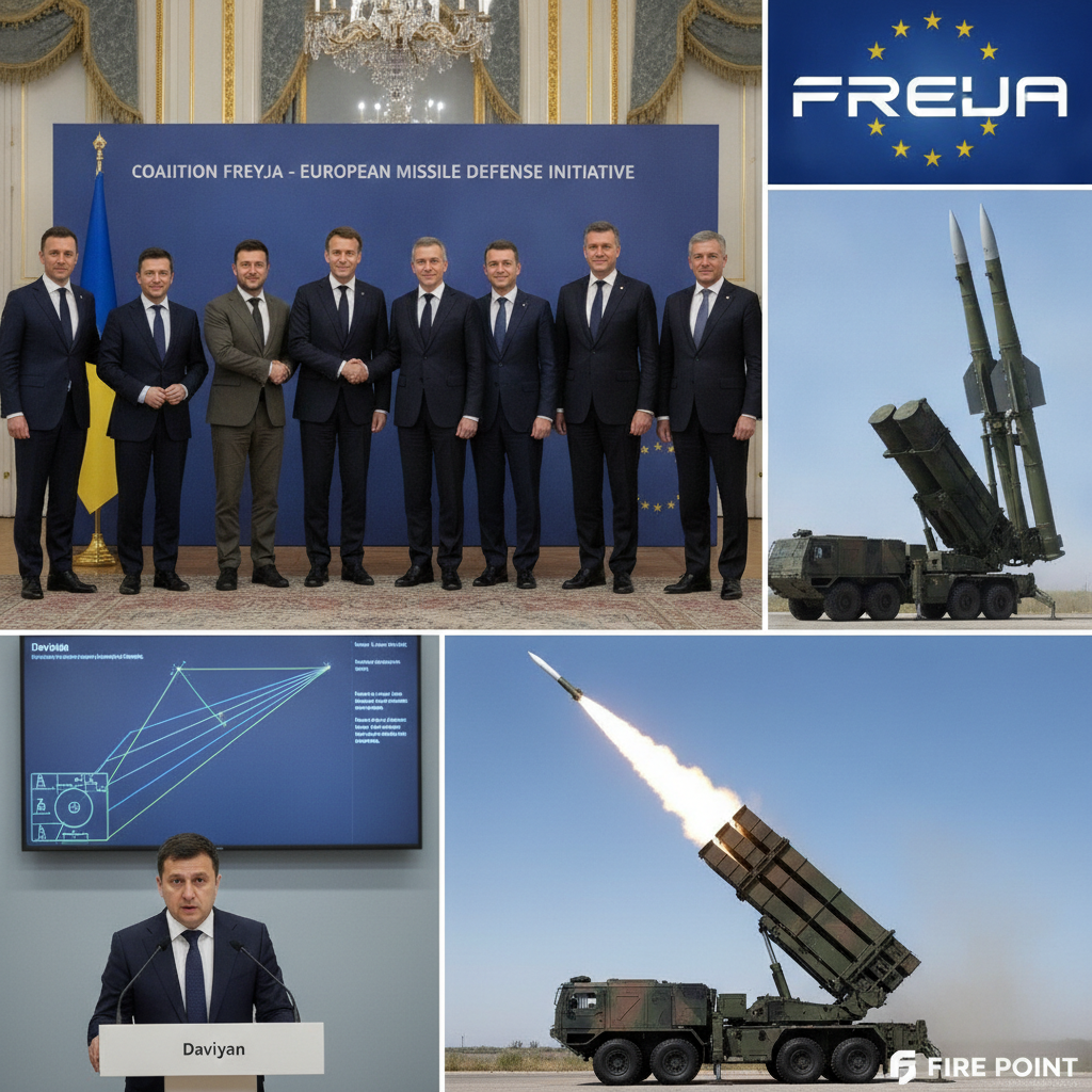 Europäische Raketenabwehrinitiative FREYJA: Ukraine als Gründungsmitglied – erster funktionsfähiger Prototyp für 2025 angekündigt