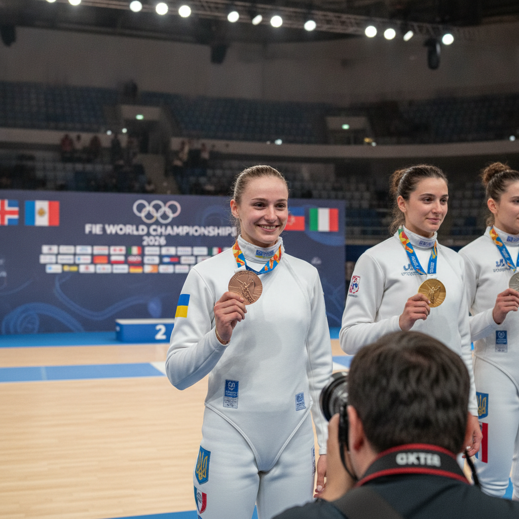 Historic Bronze for Ukraine: Alina Poloziuk Claims First Women's Foil Medal at 2026 World Championships