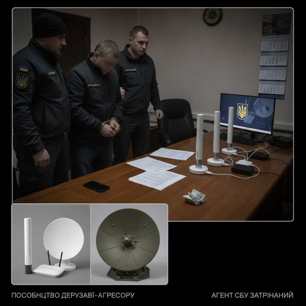 Agent w Ukrainie aktywował przeszło 1000 terminali Starlink na zlecenie rosyjskich służb – zatrzymany przez SBU