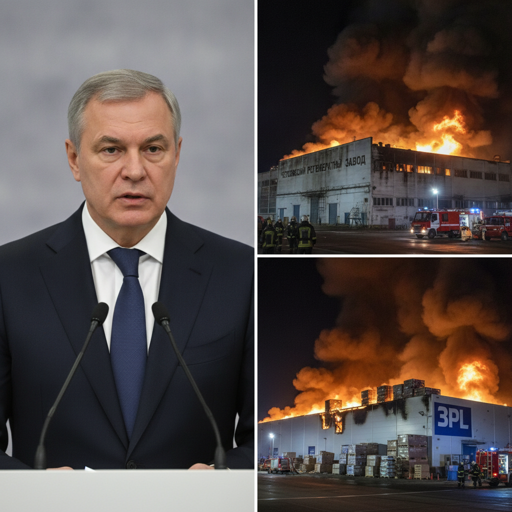 Nearly 400 Drones Swarm Moscow Region, Igniting Fires at a Chekhov Factory and a Podolsk Warehouse