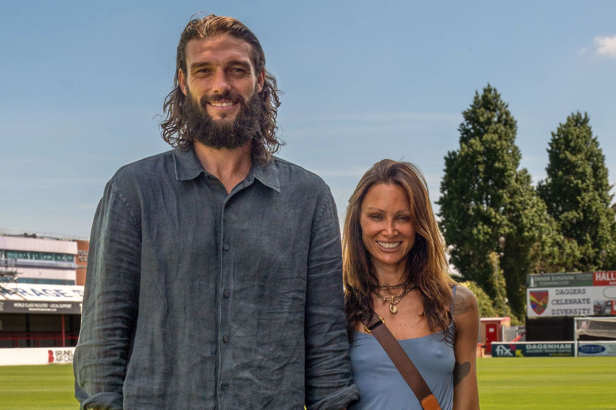 Lou Teasdale plans a show with Andy Carroll: reaction of the footballer's wife
