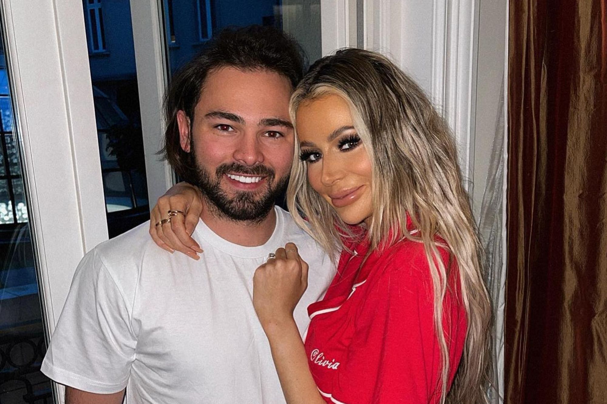 Olivia Attwood alone at Christmas