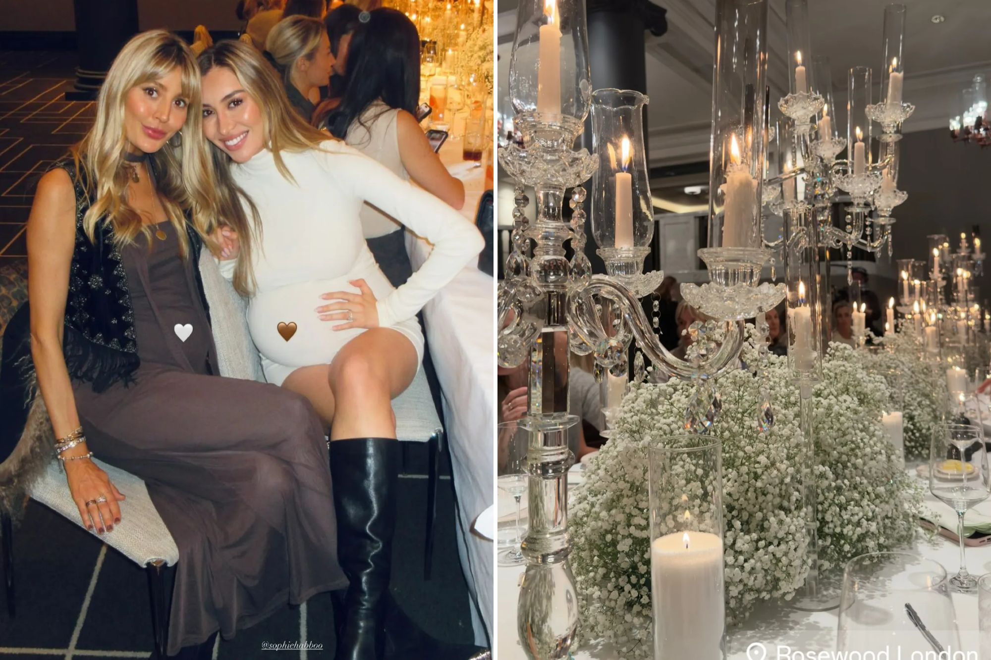 Made in Chelsea star threw a lavish baby shower before giving birth