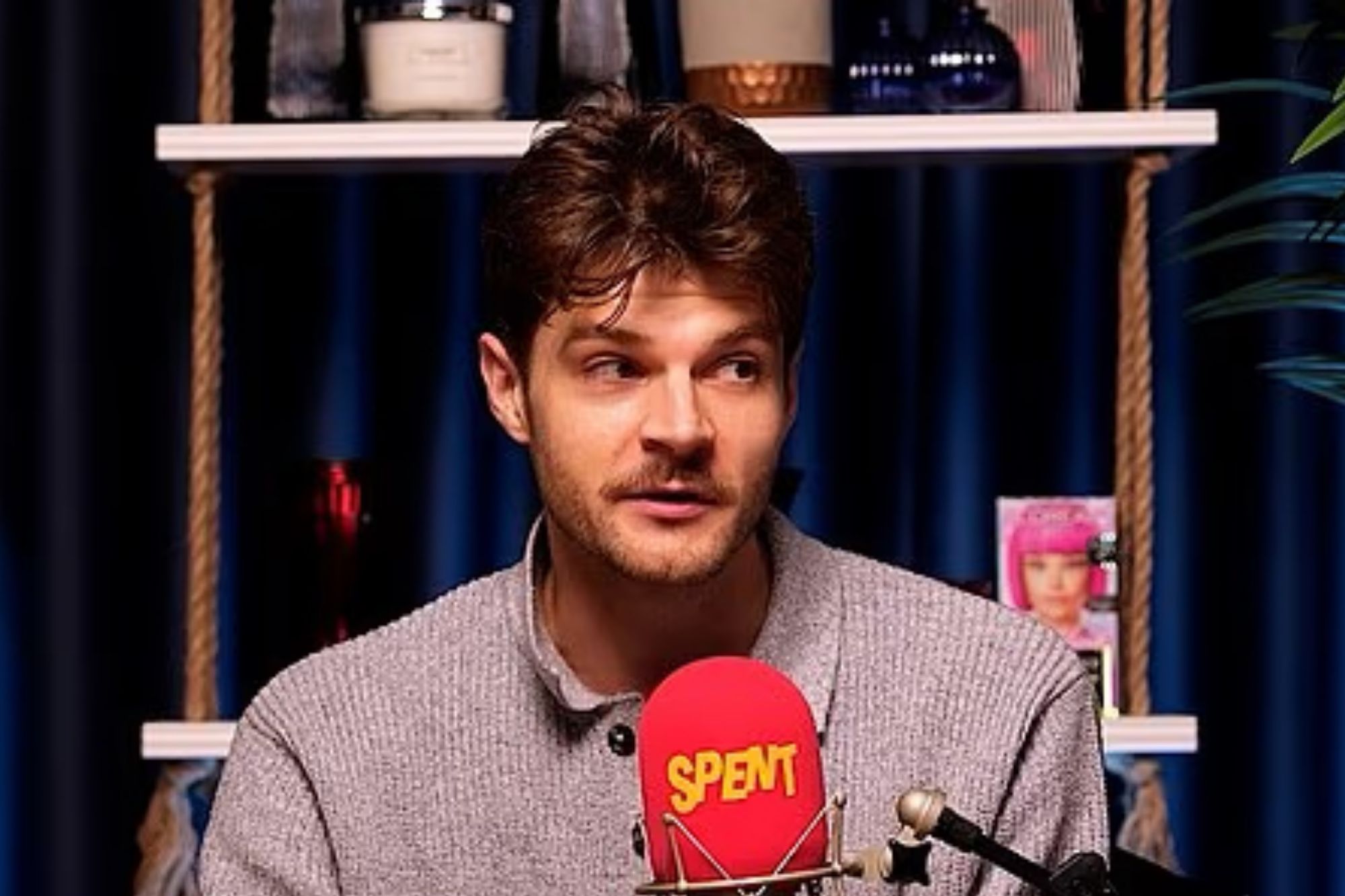 Jim Chapman with his son on a walk