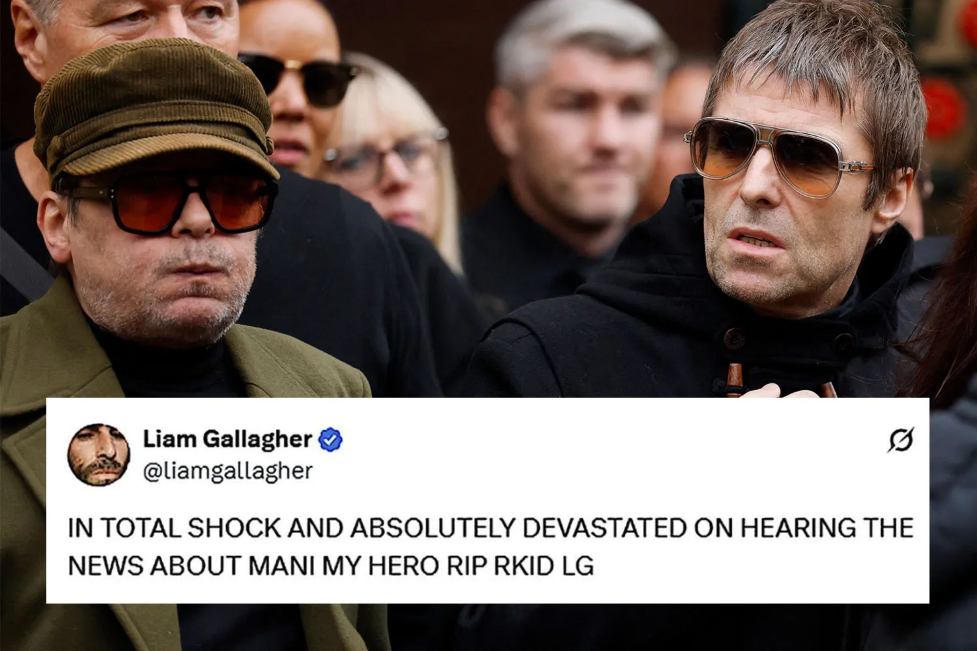 Death of the Stone Roses bassist: Liam Gallagher in shock over the news