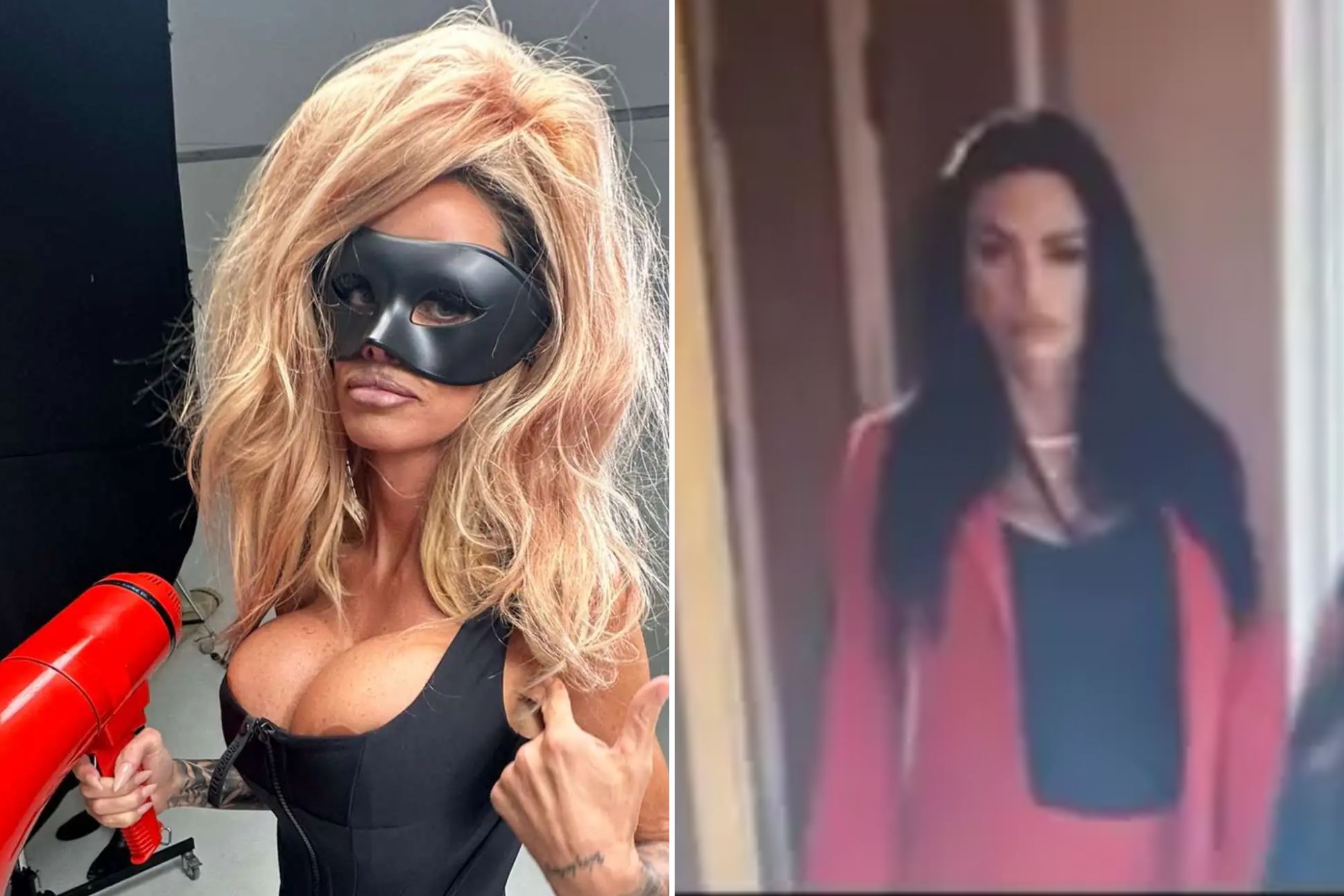 Katie Price in new film parody look