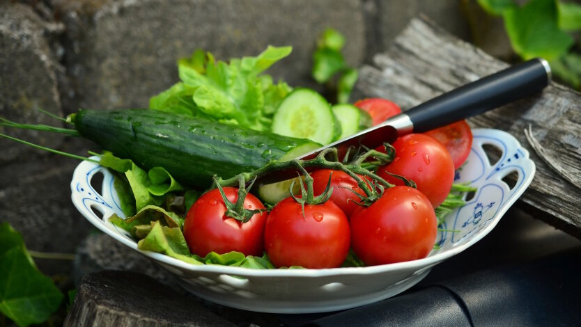 Image of peppers and tomatoes