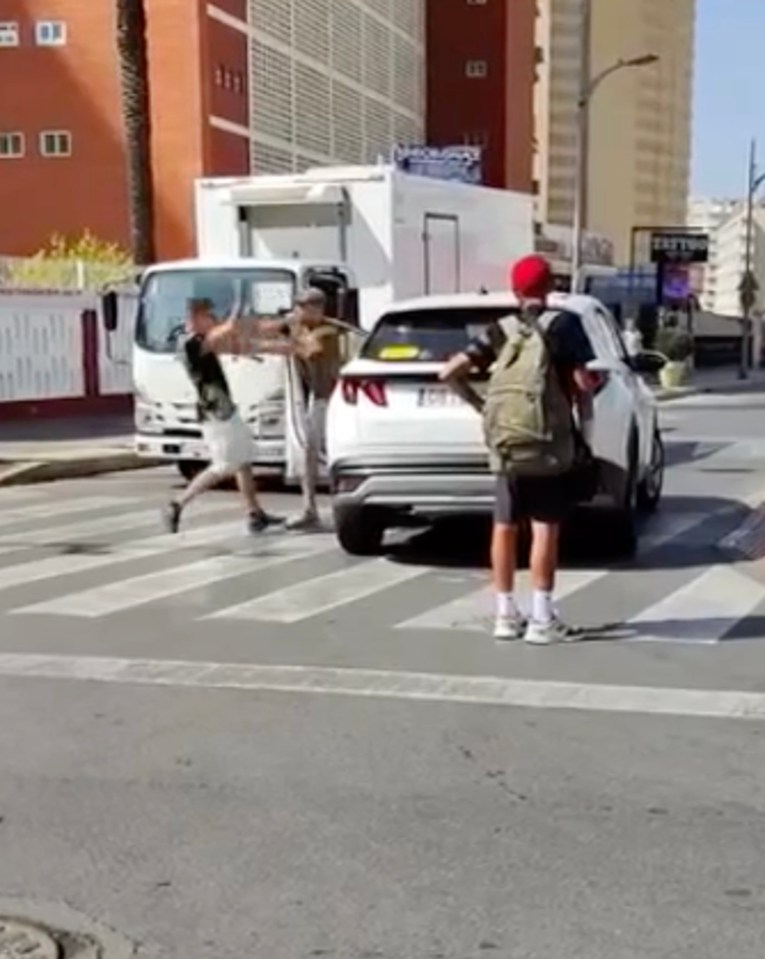 Britischer Tourist in Benidorm: Schlägerei am Zebrastreifen und Festnahme durch die Polizei