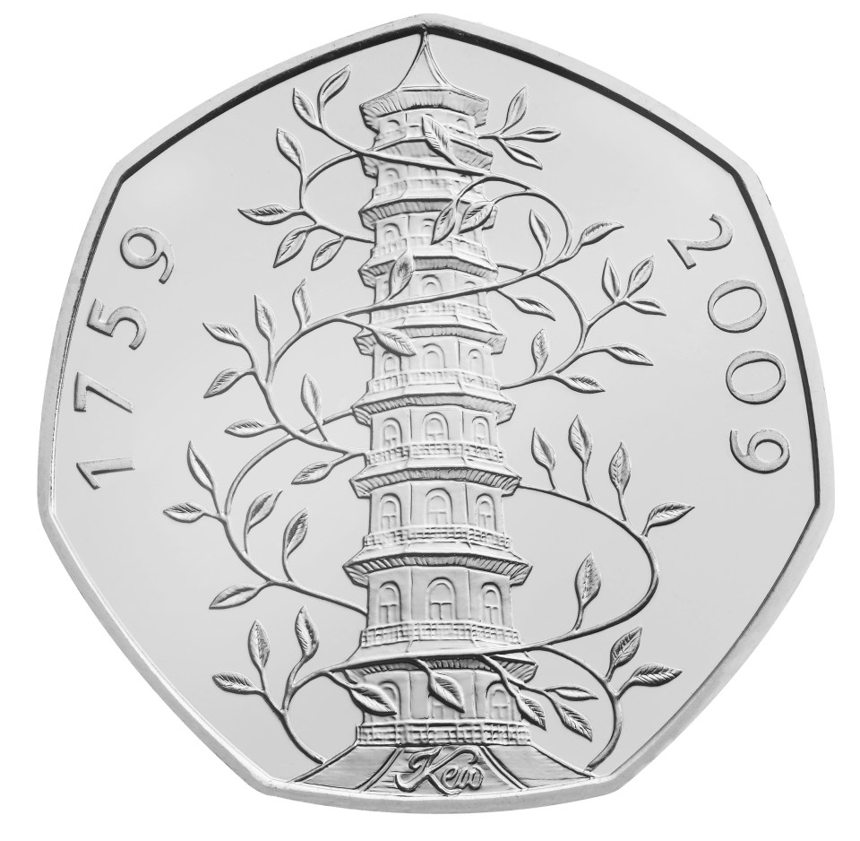 Рідкісна монета 50 пенсів Kew Gardens продана за £127: що робить її цінною