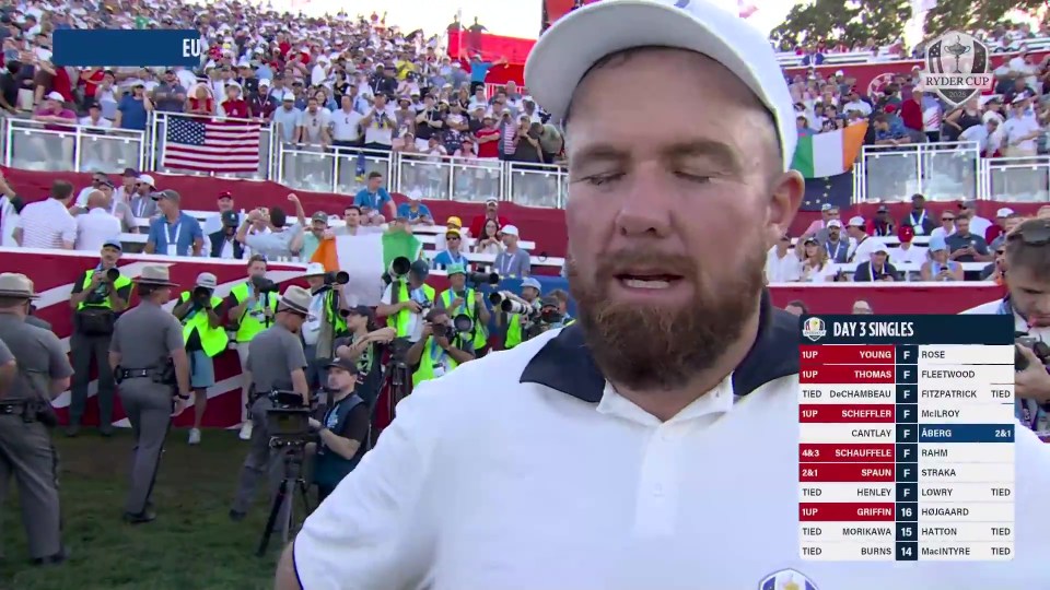 Шейн Лоурі в сльозах після ключового патту на Ryder Cup: що сказав гольфіст