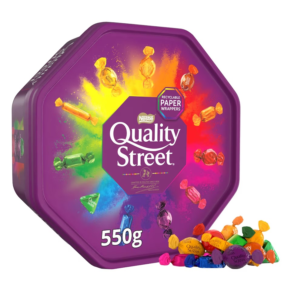 Quality Street зменшили упаковку на 50 грамів: що ще змінилося у цукерках