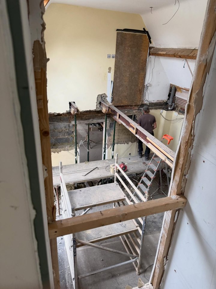 Judge Strictly Craig Revel Horwood has begun a major renovation of his estate