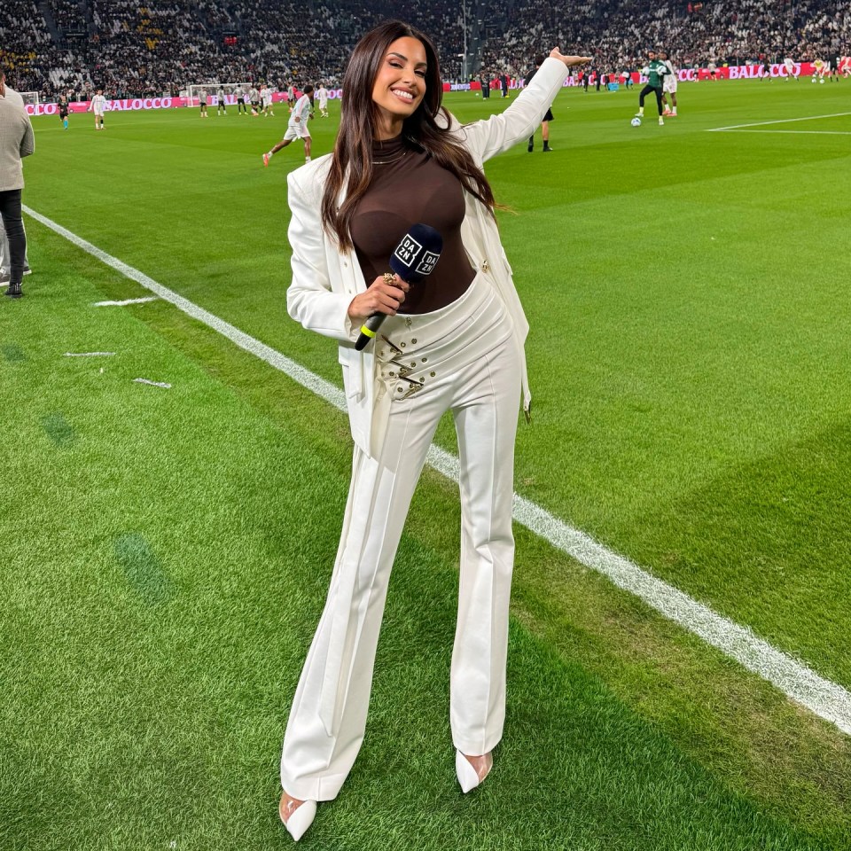 Ведуча DAZN Елеонора Інкардона вразила вболівальників на Ювентус – Мілан