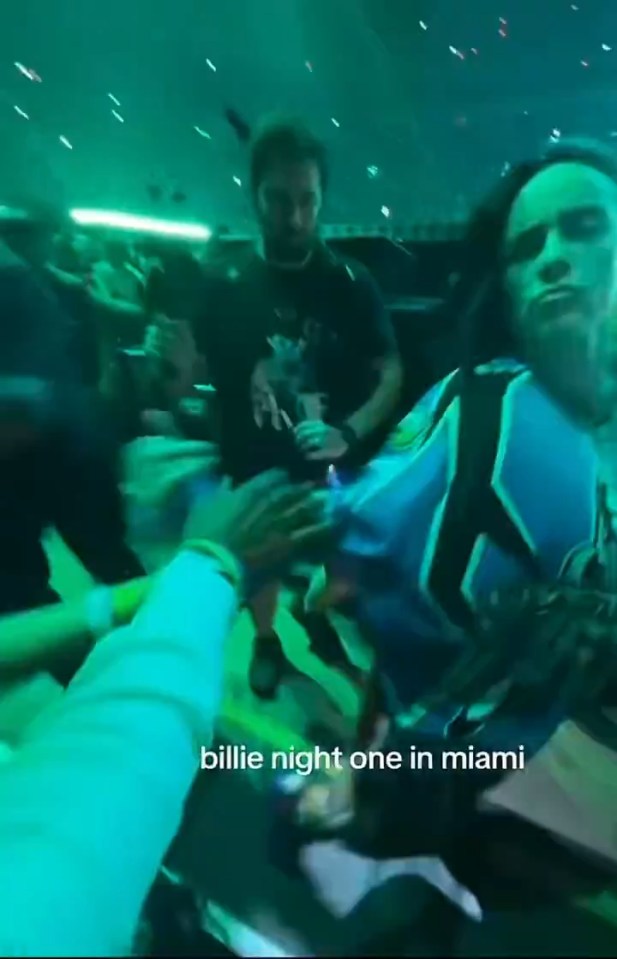 Fan suddenly grabbed Billie Eilish at the concert: the singer fell