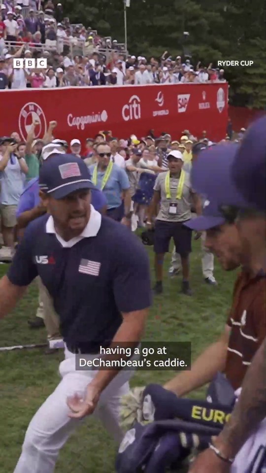 Scandal at the Ryder Cup: DeChambeau in a fierce argument with Rose